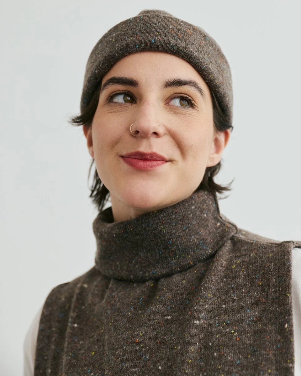 Veri Jacques Beanie (Mushroom or Washed Blue) - Image 7