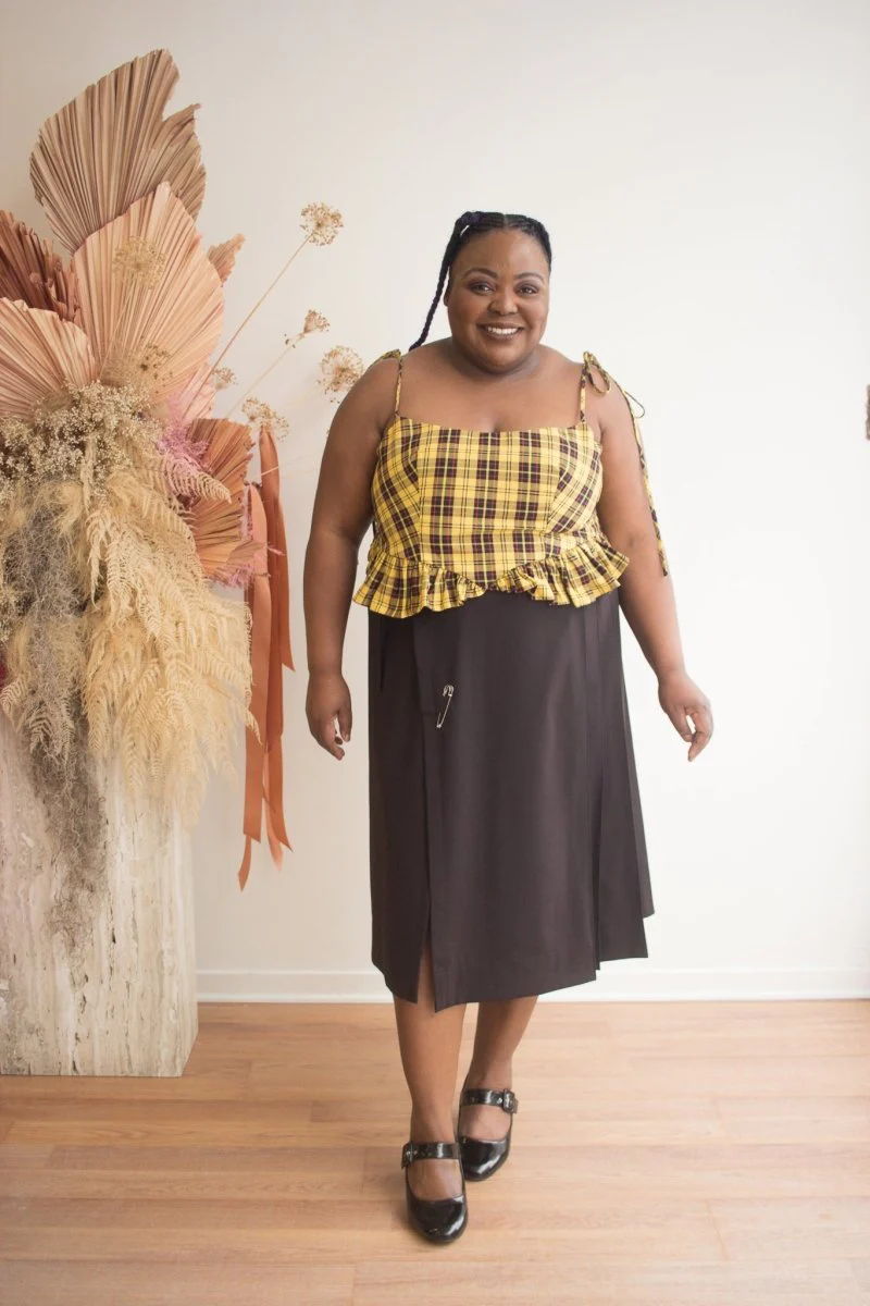 Veri Pia Skirt (Chocolate) - Image 2