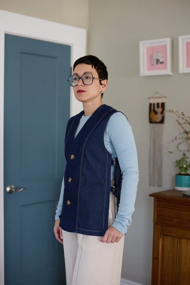 Veri Sabato Vest (Denim)
