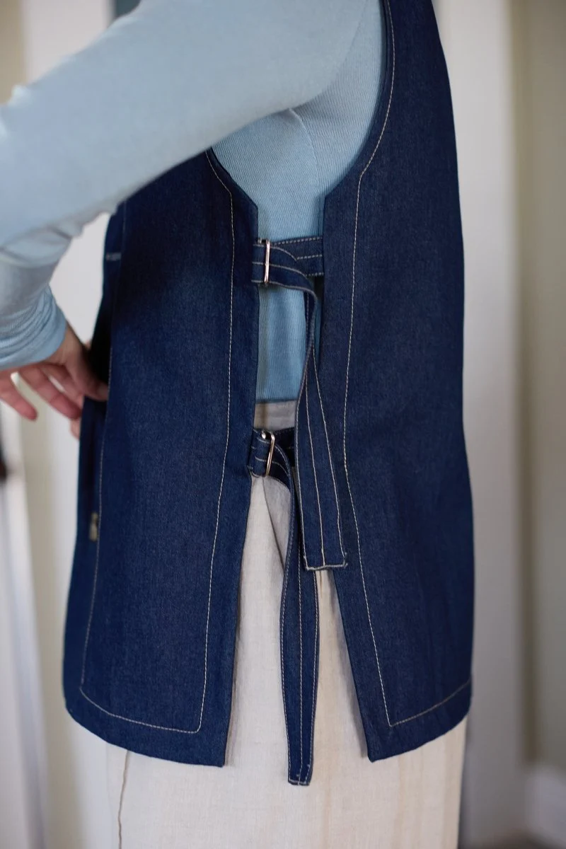 Veri Sabato Vest (Denim) - Image 2