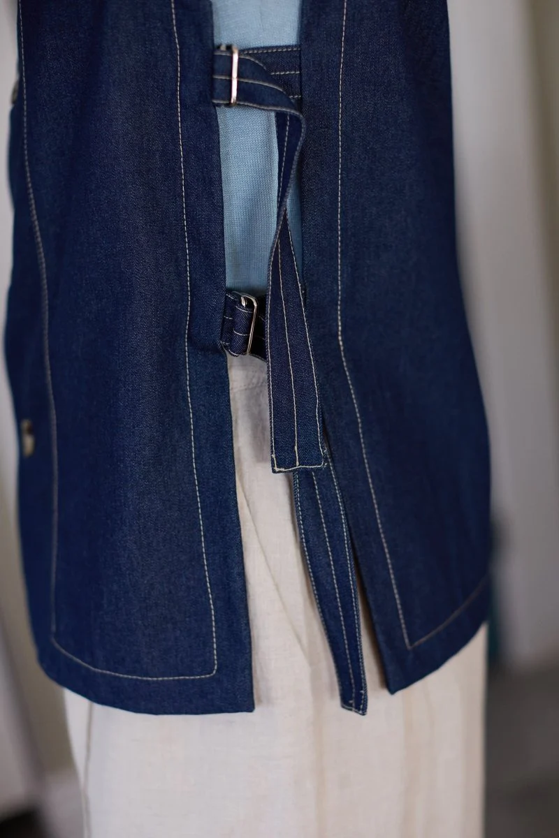Veri Sabato Vest (Denim) - Image 5