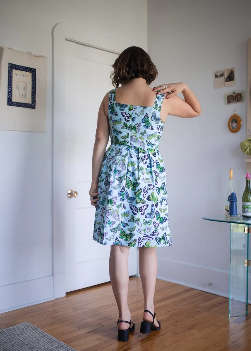 Birds of North America Myrmidon Dress - Butterflies (Online Exclusive) - Image 4