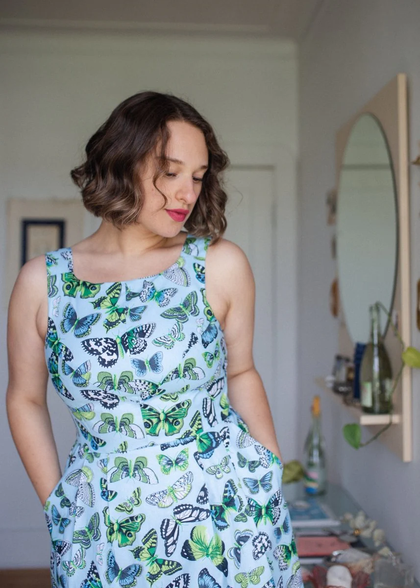 Birds of North America Myrmidon Dress - Butterflies (Online Exclusive) - Image 7