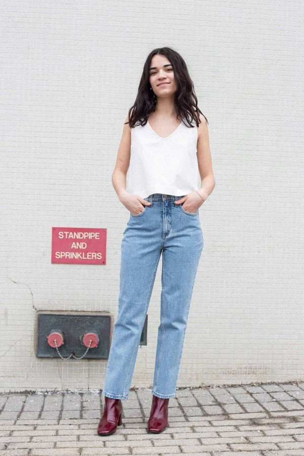 Vintage Victoire Iris Denim Whatta Man Jeans (Light Wash) - 27 - Image 2