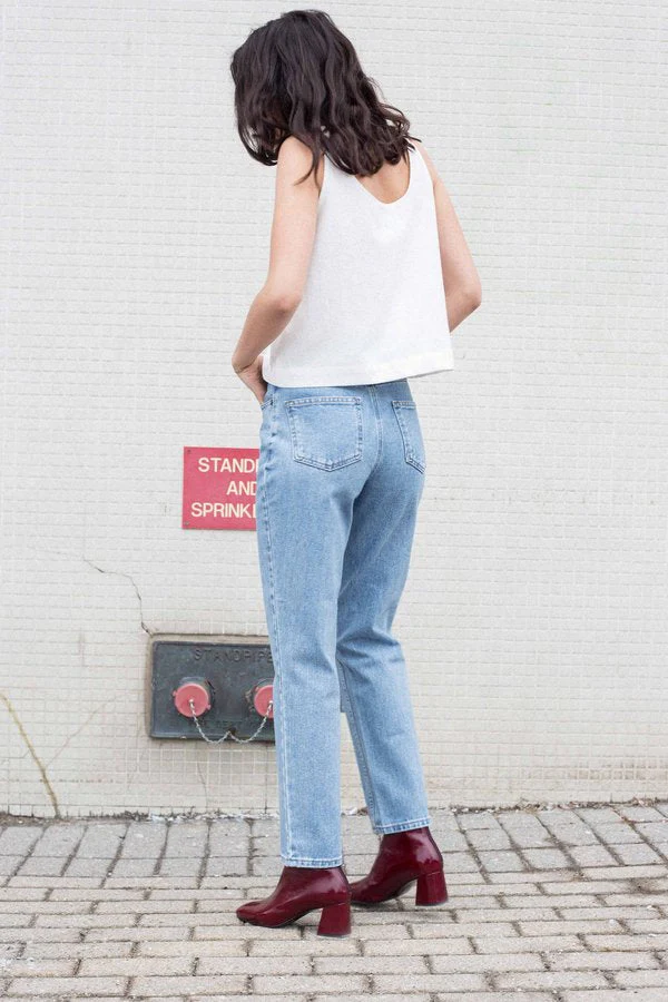 Vintage Victoire Iris Denim Whatta Man Jeans (Light Wash) - 27 - Image 3