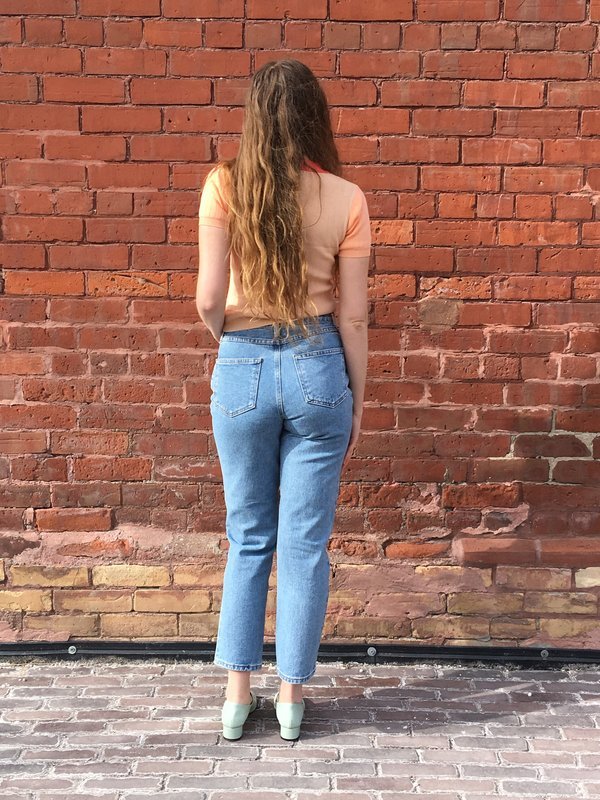 Vintage Victoire Iris Denim Whatta Man Jeans (Light Wash) - 27 - Image 7