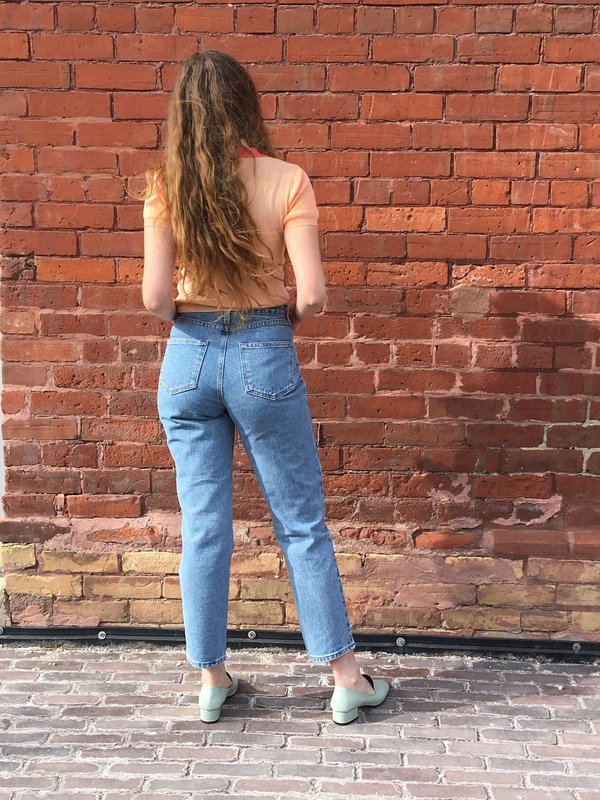 Vintage Victoire Iris Denim Whatta Man Jeans (Light Wash) - 27 - Image 8