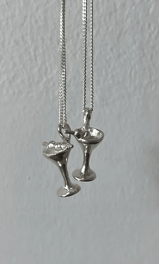 Wild Silver Dirty Martini Necklace - Image 2