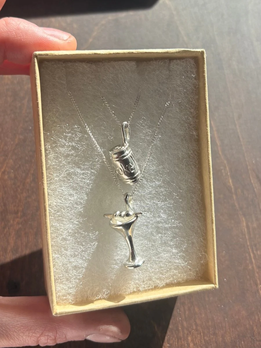 Wild Silver Dirty Martini Necklace - Image 5