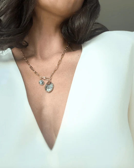 WILYMI Citadel Labradorite & Ruby Zoisite Necklace - Image 6