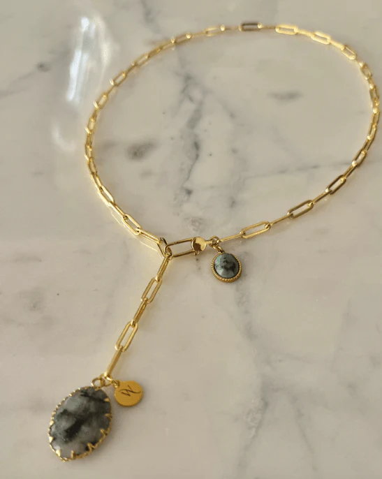 WILYMI Citadel Labradorite & Ruby Zoisite Necklace - Image 7