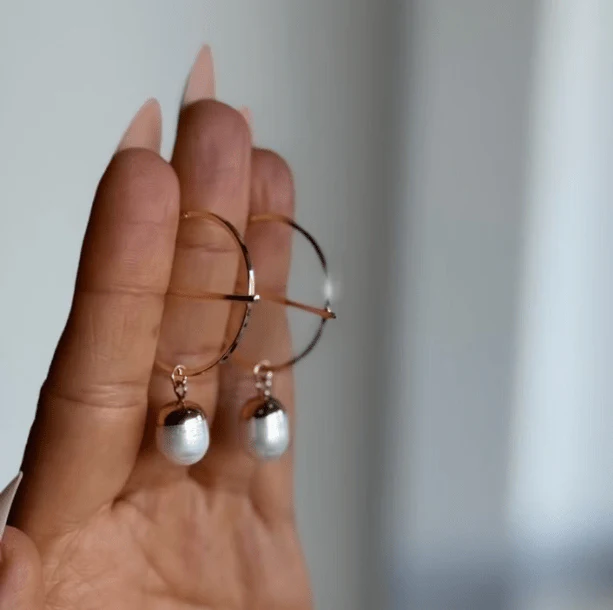 WILYMI Clarity Retro Hoop Earrings