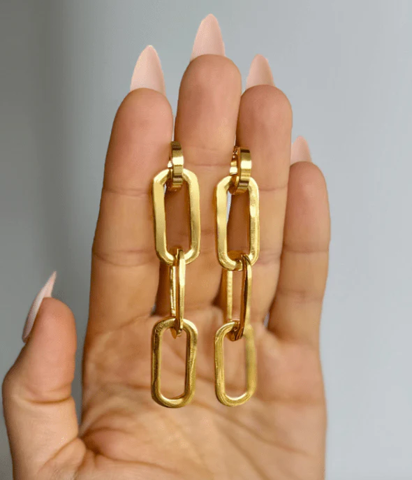 WILYMI How Chain Earrings (Gold or Silver) - Image 6