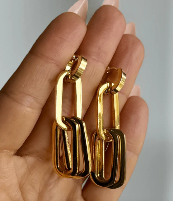 WILYMI How Chain Earrings (Gold or Silver) - Image 8