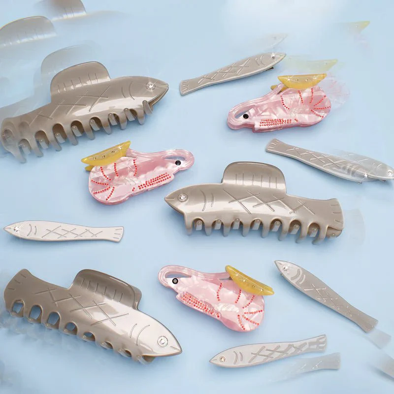 Winona Irene Herring Fish Claw Clip - Image 8