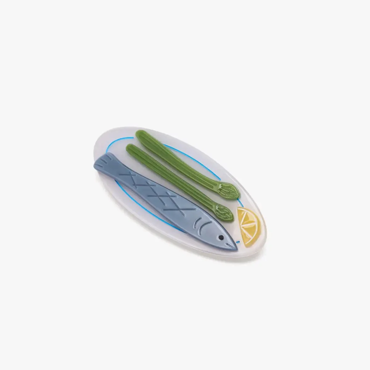 Winona Irene Sardine Plate Barrette Hair Clip - Image 2