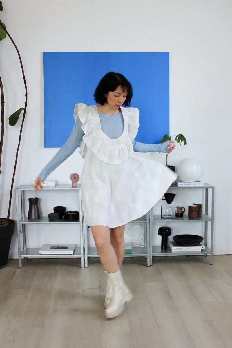 With Nini Tidal Daydream Dress (Plaid)