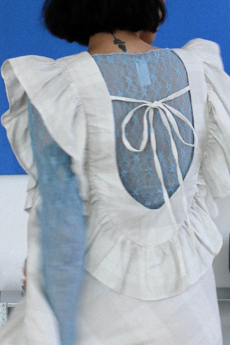 With Nini Tidal Daydream Dress (Plaid) - Image 2