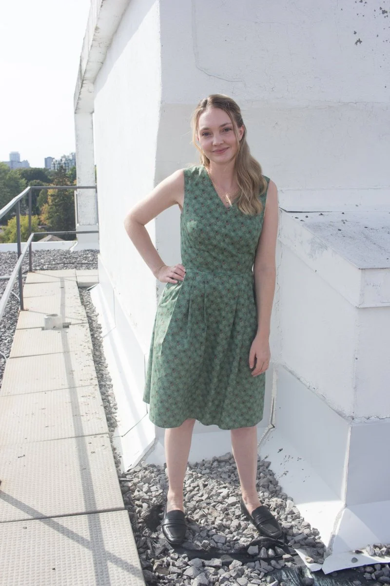 Birds of North America Wood Snipe Dress - Pears of Wrath (Online Exclusive) - Image 3