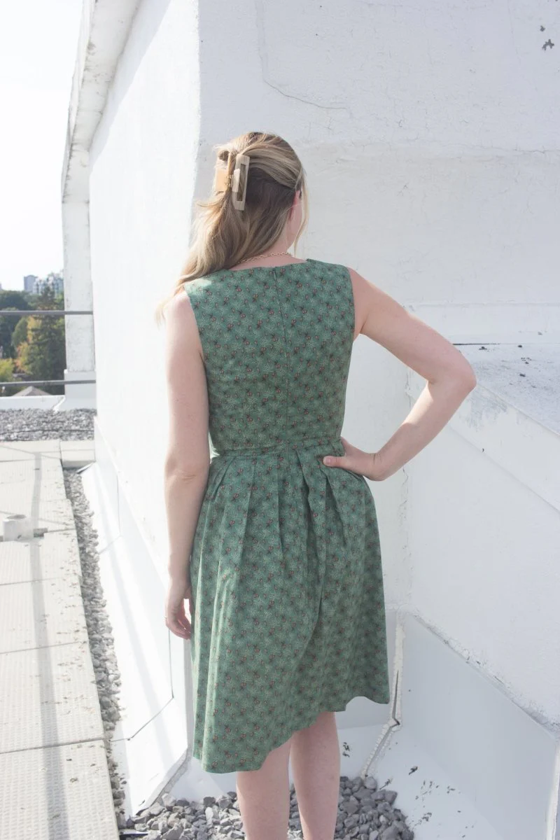 Birds of North America Wood Snipe Dress - Pears of Wrath (Online Exclusive) - Image 6