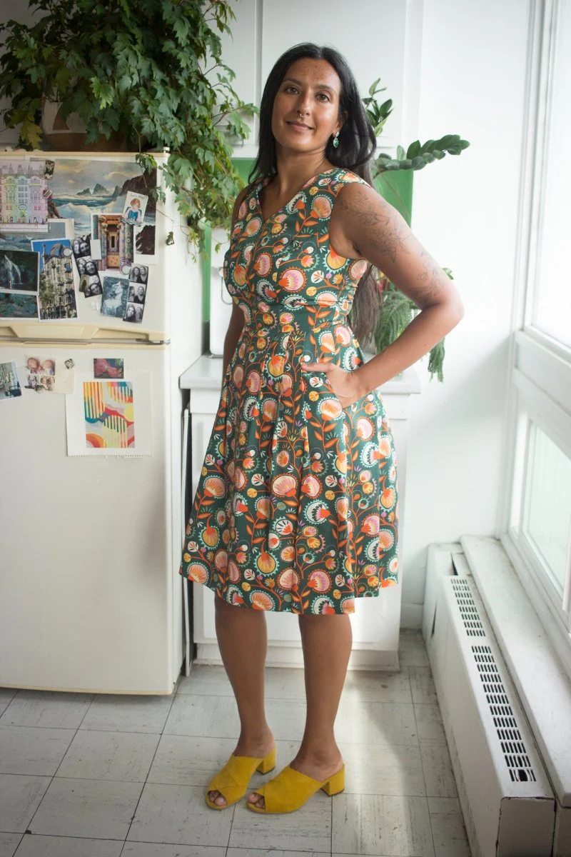Birds of North America Wood Snipe Dress (Triffids) - Image 3