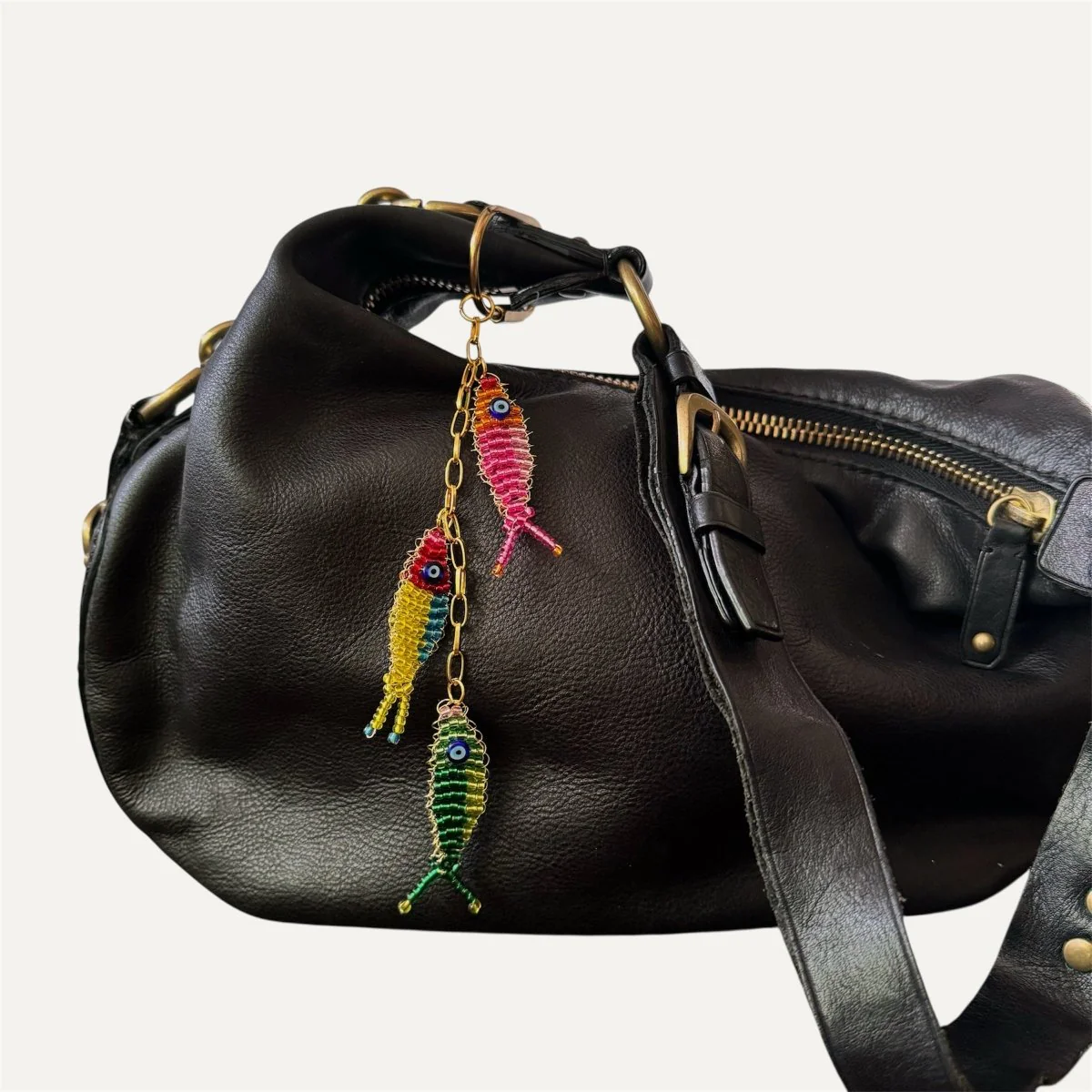 Zenny Jane Beaded Fish Bag Charm (Trio) - Image 3