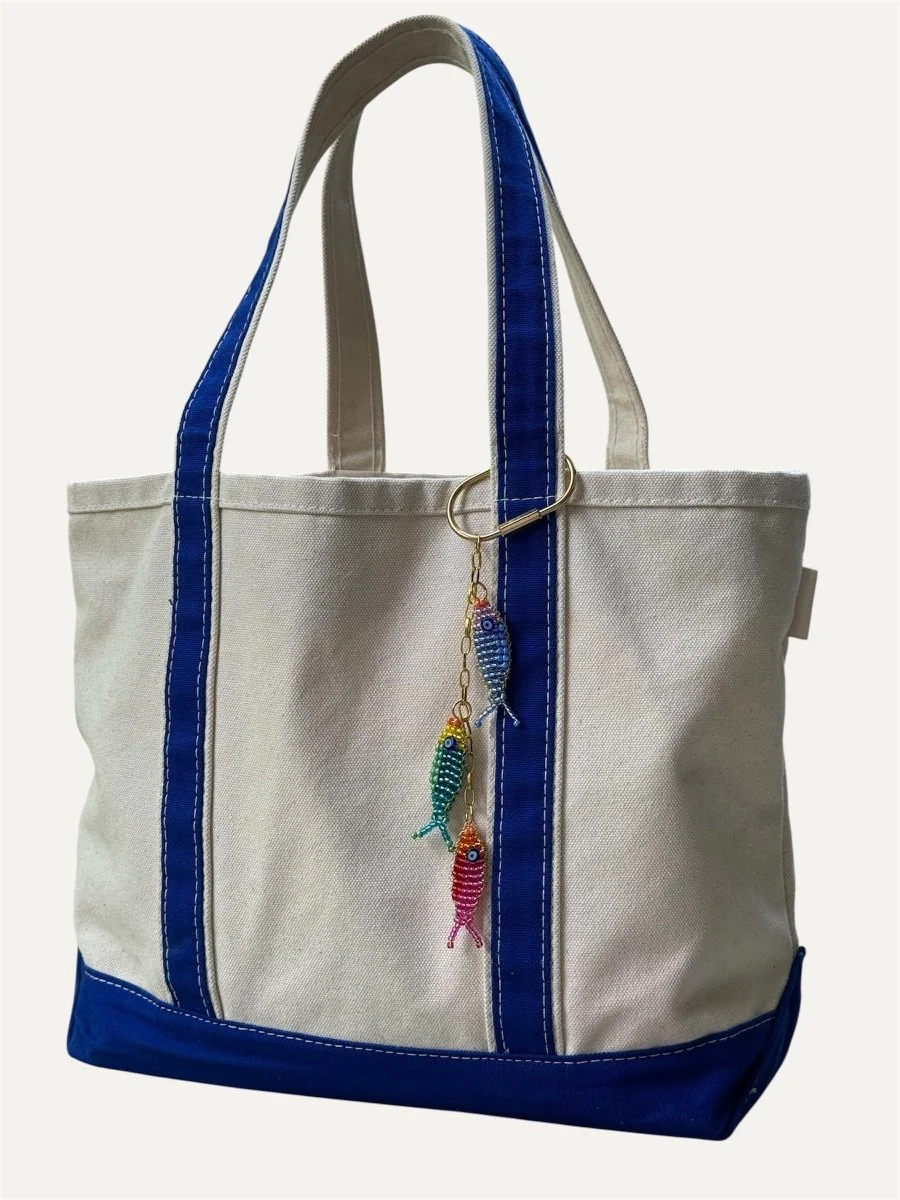 Zenny Jane Beaded Fish Bag Charm (Trio) - Image 6