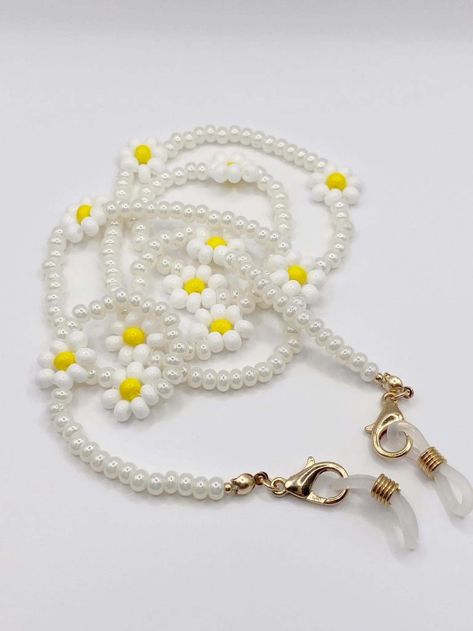 Zenny Jane Chunky Daisy Convertible Mask & Glasses Chain - Image 6