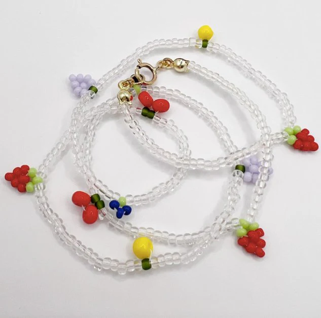 Zenny Jane Fruit Medley Necklace (White or Black) - Image 3